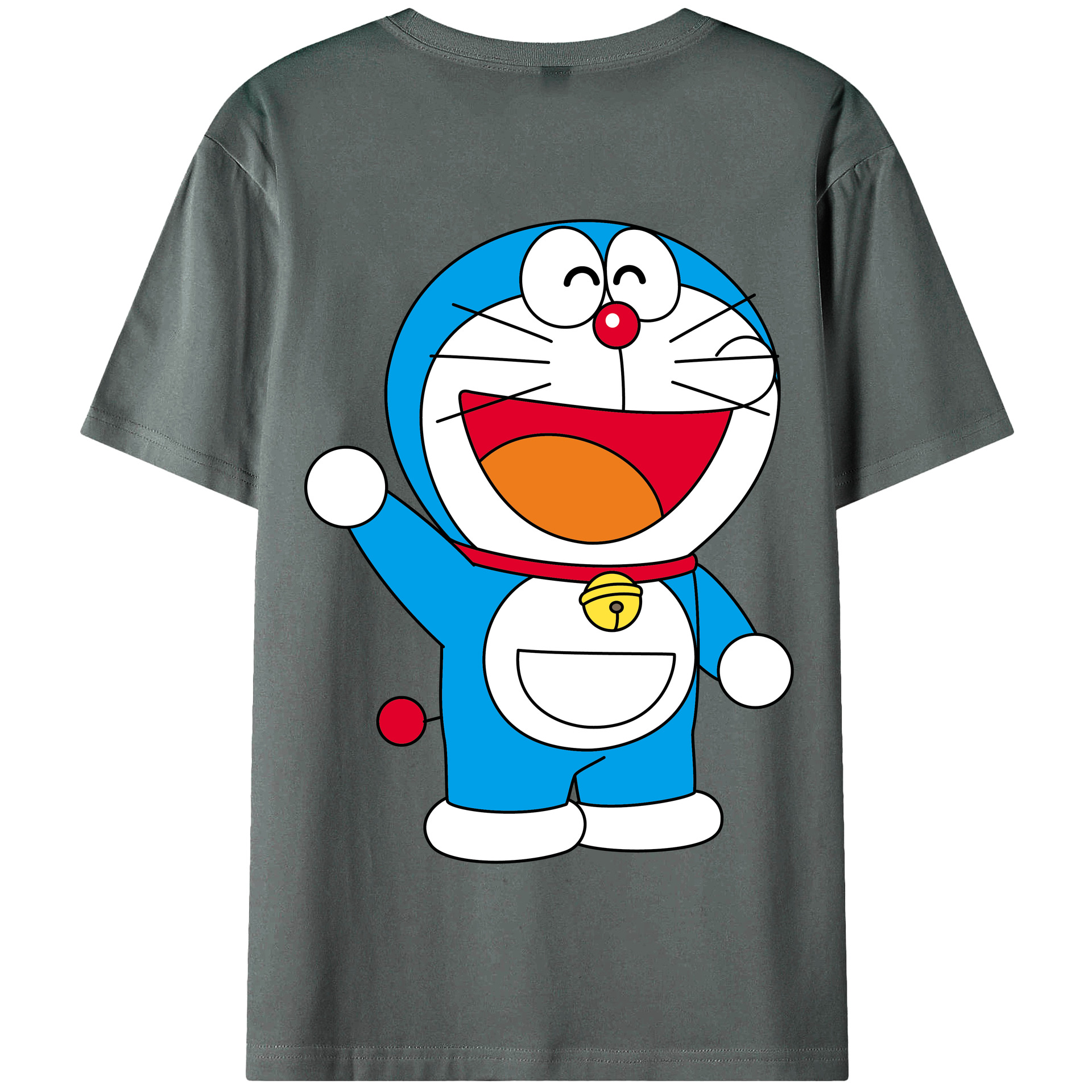 （画像用） ドラえもん Doraemon 綿100％半袖Tシャツ（背面プリント）